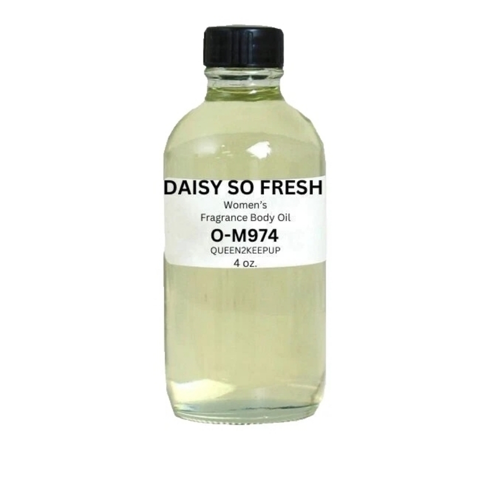 Daisy So Fresh (Women) Body Oil 4 oz Fragrance All Natural Pure Uncut Scent
